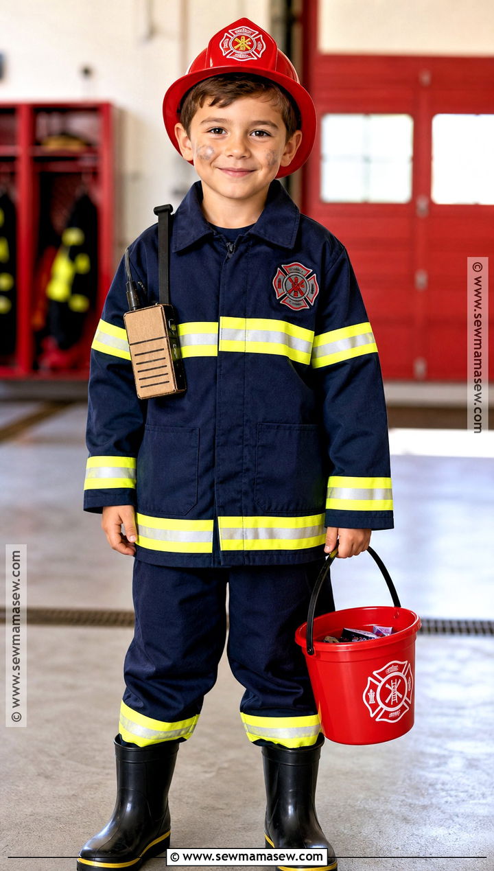 Firefighter Costume For Boys - 35 kids halloween costumes for boys