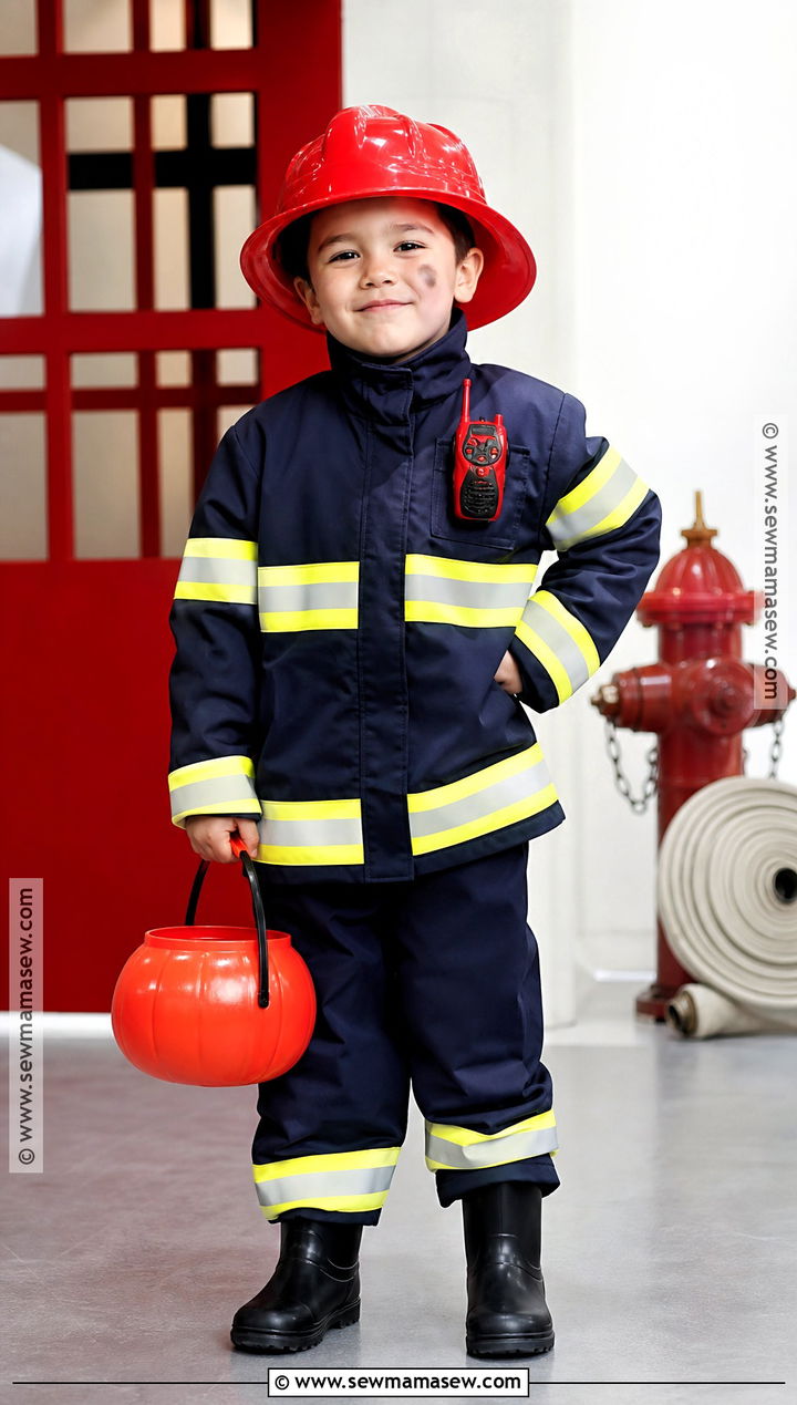 Firefighter Kids Costume - 35 halloween kids costumes