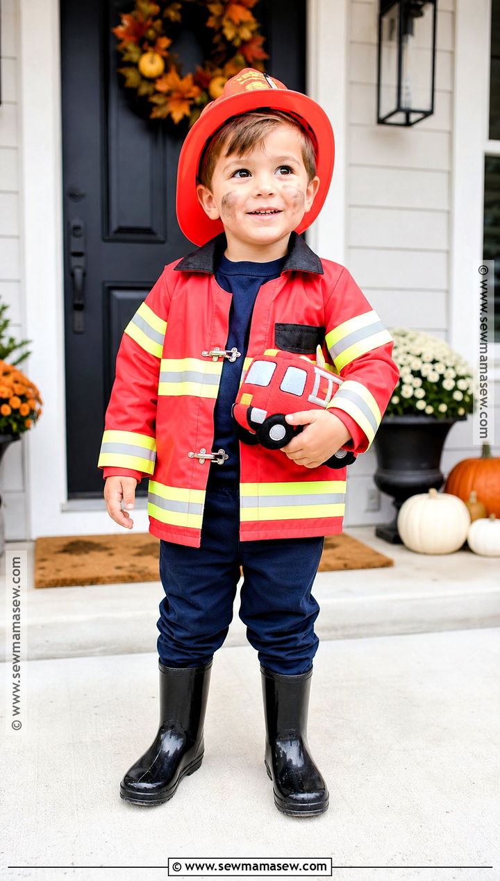 Firefighter Toddler Boy Halloween Costume - 30 toddler boy halloween costume ideas