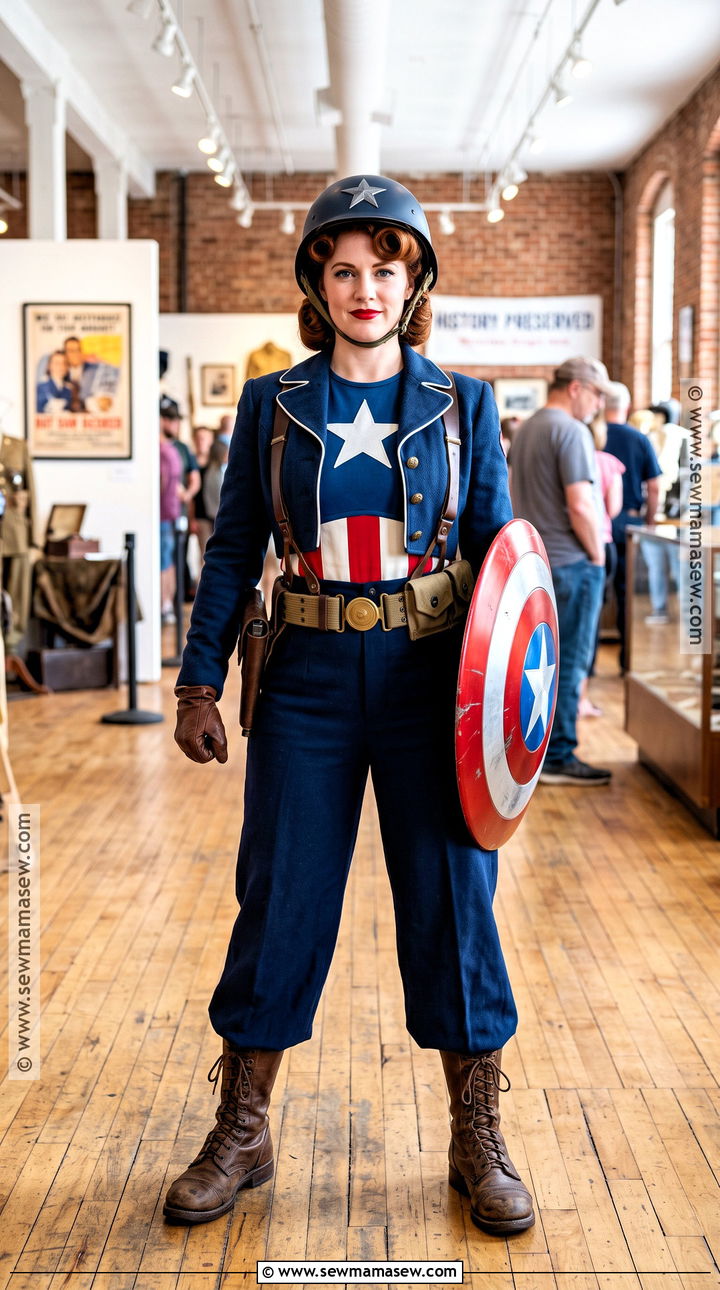 First Avenger Captain America Costume - 30 Captain America Costume Ideas for Women