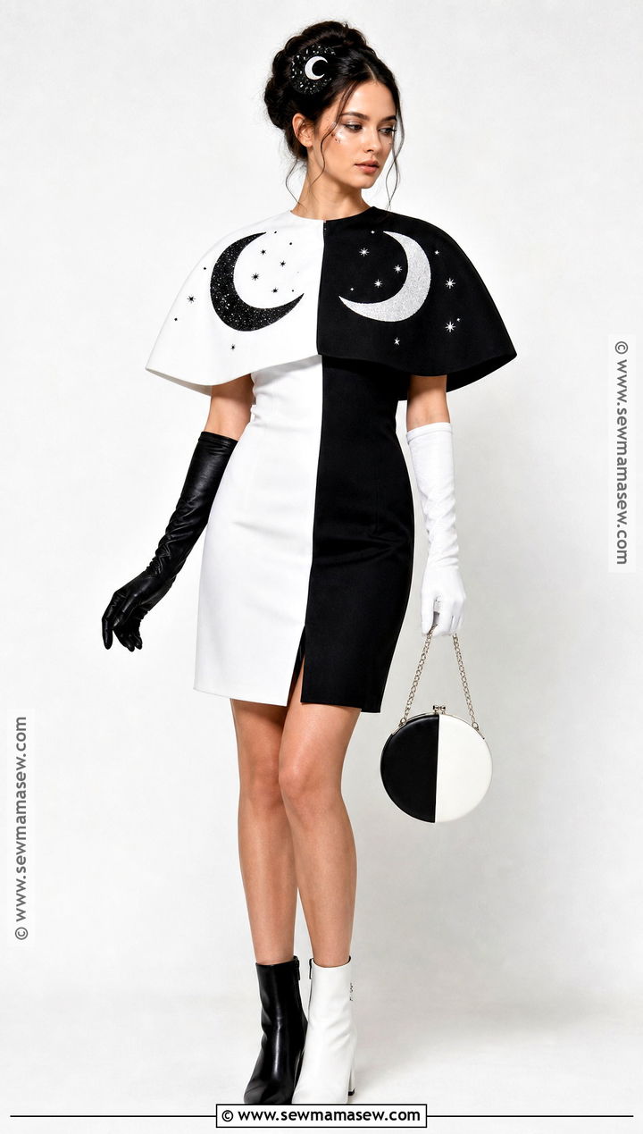First Quarter Moon Costume - 30 Moon Costume Ideas for Women