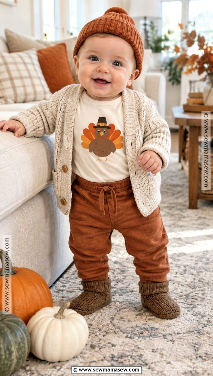 First Thanksgiving Turkey Onesie Outfit - 15 thanksgiving onesie ideas for boys