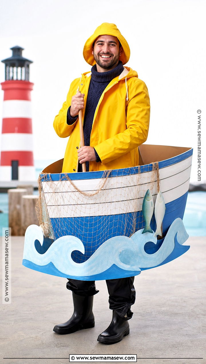 Fisherman In A Boat Costume - 35 Fisherman Costume Ideas