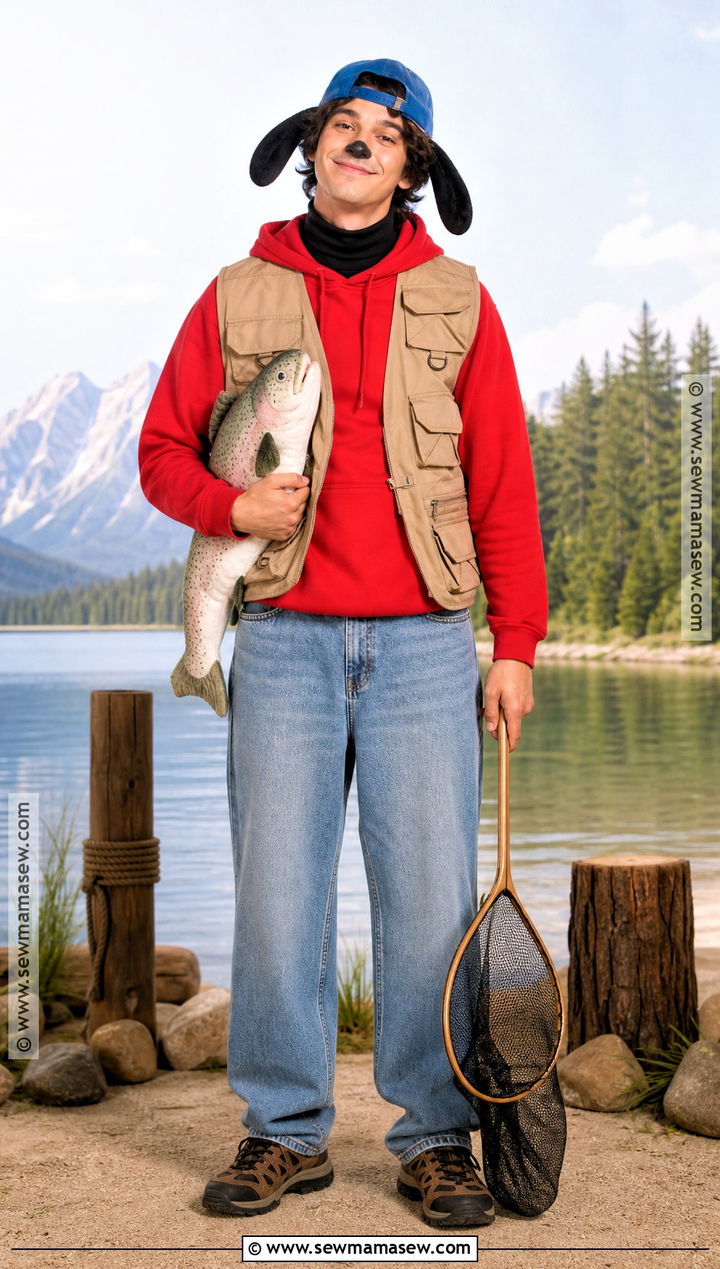Fishing Trip Max Goof Costume With Vest - 40 max goofy costume ideas
