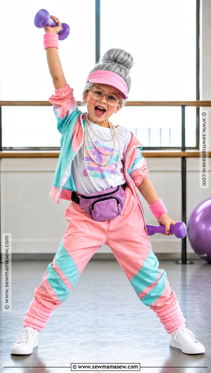 Fitness Grandma Old Lady Costume - 30 old lady costume ideas for kids