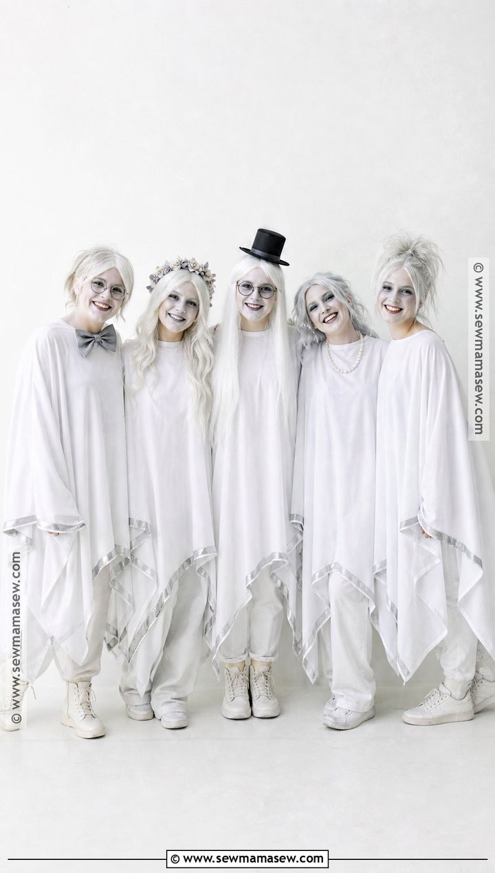 Five Little Ghosts Halloween Costume - 35 group of 5 halloween costumes