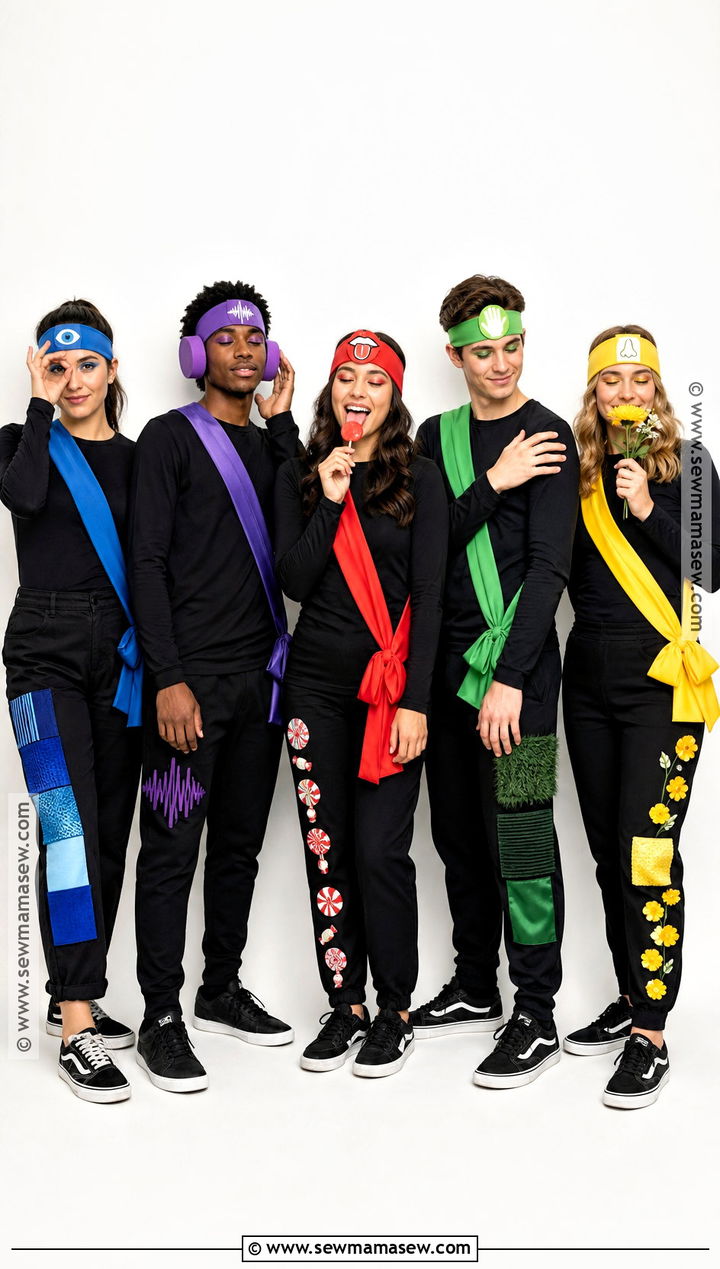 Five Senses Group Costume - 35 5 people halloween costumes