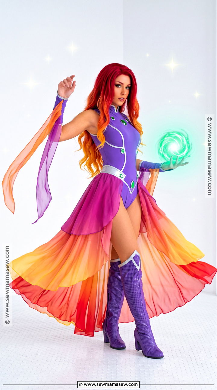 Flame Ombre Starfire Costume - 50 starfire costume ideas