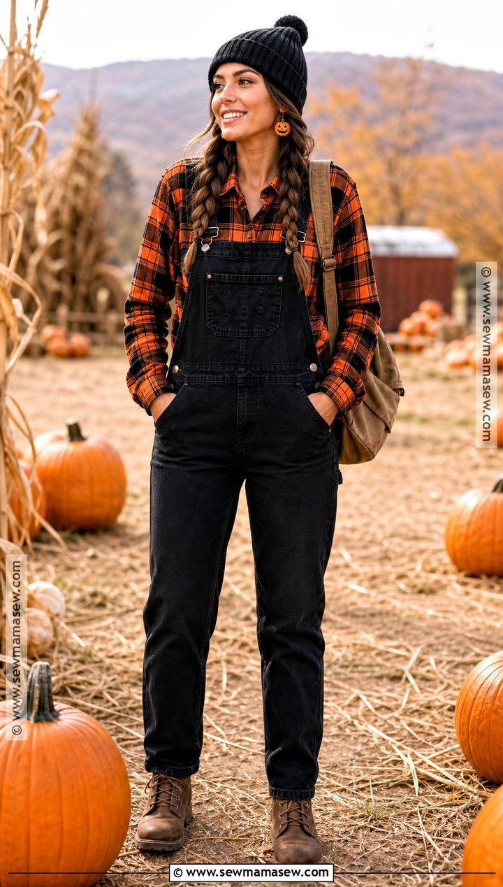 Flannel And Overalls Halloween Outfit - 50 halloween outfit ideas