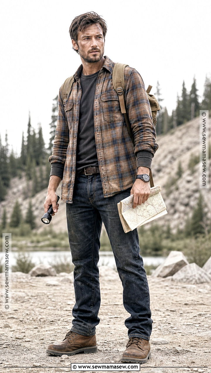 Flannel Survivor Zombie Apocalypse Outfit - 35 zombie apocalypse outfits male