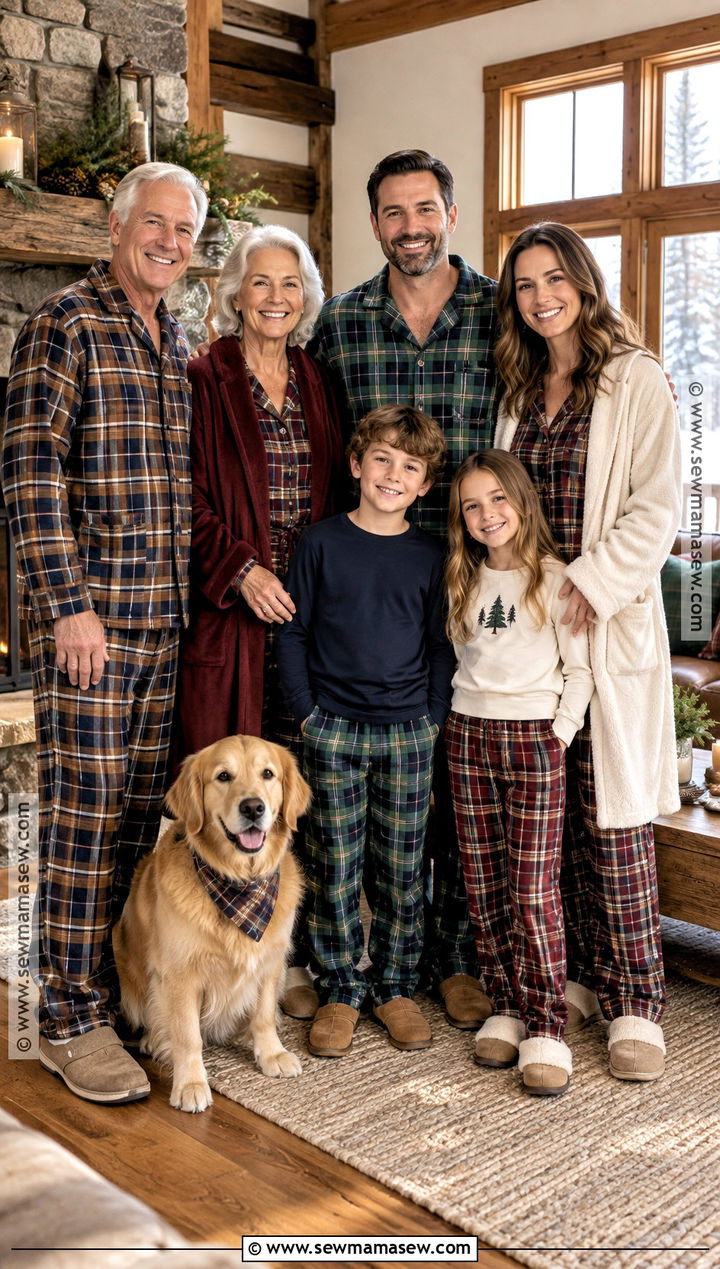 Flannel Thanksgiving Family Pajamas - 15 thanksgiving pajamas for family