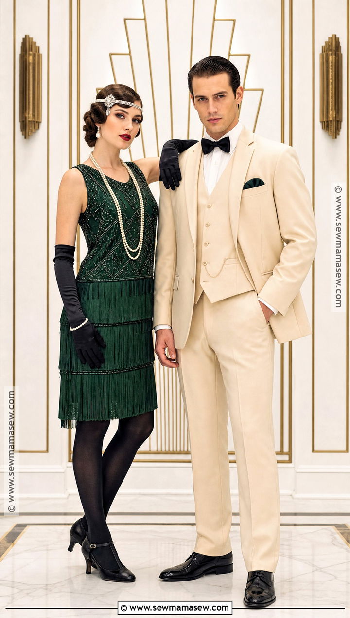 Flapper And Gatsby Couple Costume - 35 best halloween costumes for couples
