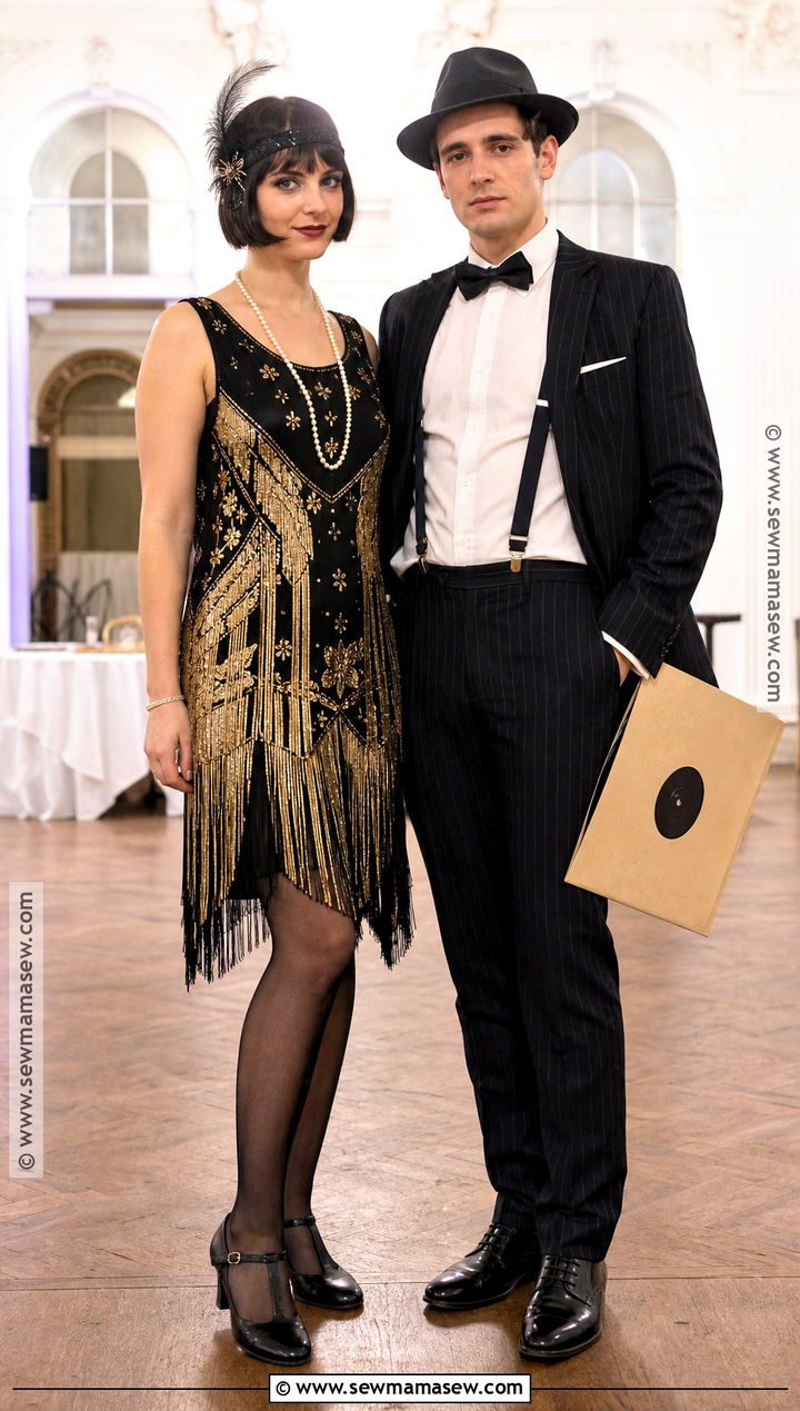 Flapper And Jazz Gentleman Costume - 50 couples halloween costume ideas