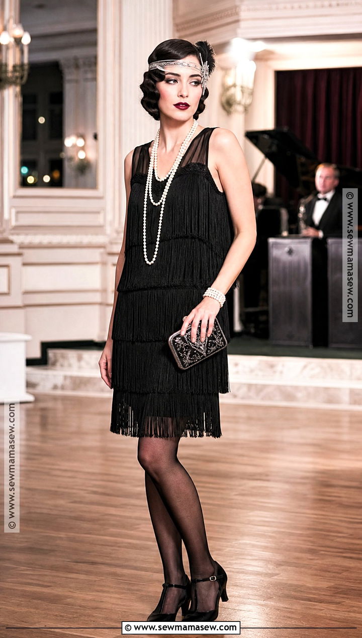 Flapper Costume With Fringe Dress - 35 Iconic Solo Halloween Costumes