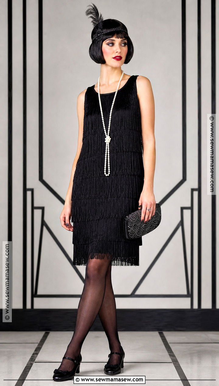 Flapper Costume With Fringe Dress - 35 last minute costume ideas for women