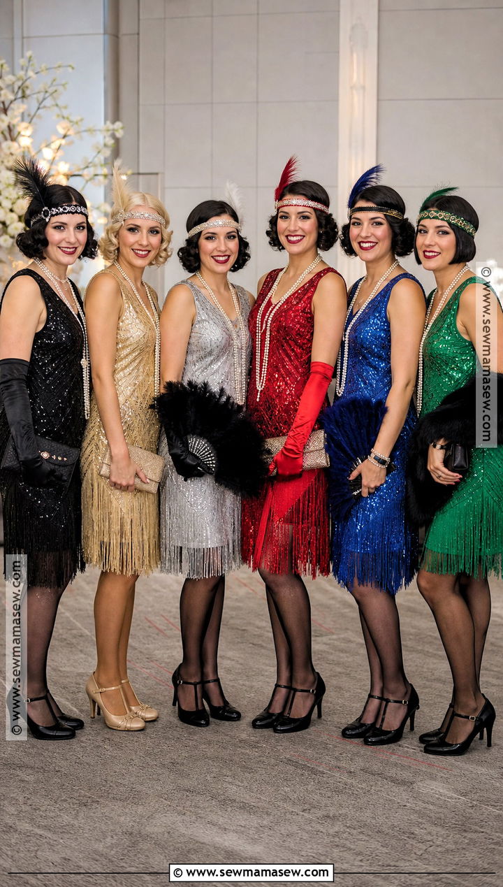 Flapper Friends Group Halloween Costume - 30 flapper halloween costumes