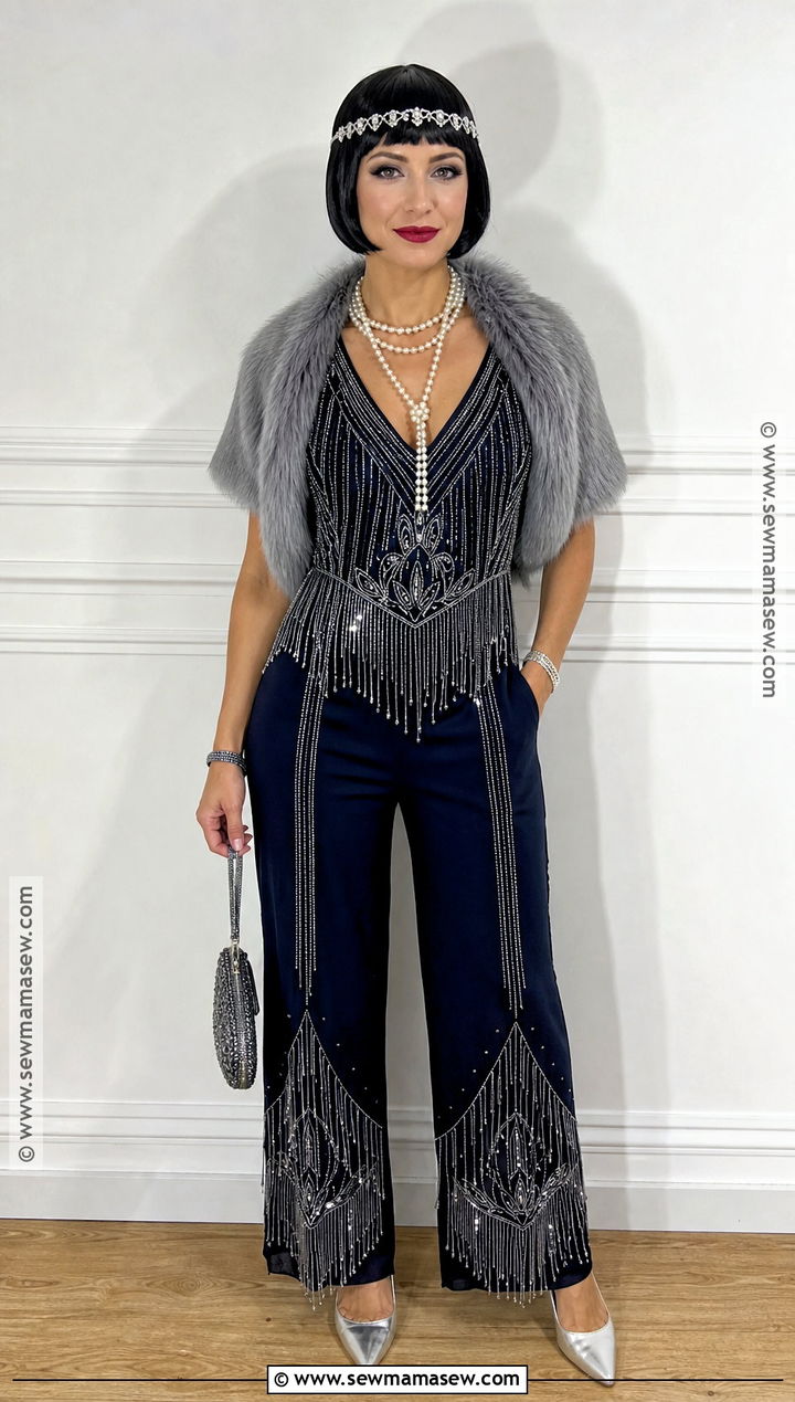 Flapper Jumpsuit Halloween Costume - 30 flapper halloween costumes