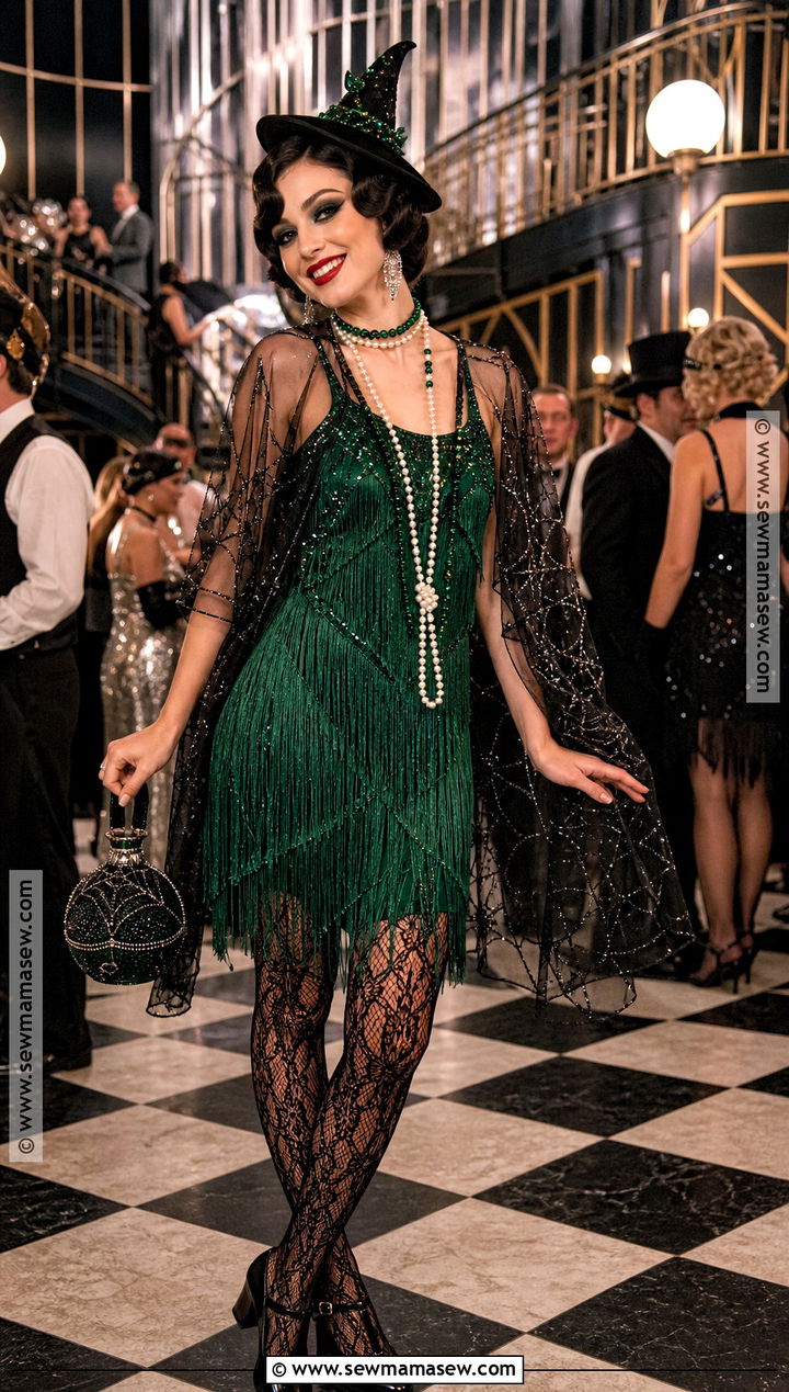 Flapper Witch Costume - 45 witch halloween costume ideas