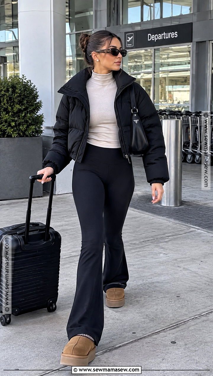 Flared Leggings And Tazz Ugg Outfit - 15 Fall Ugg Outfits 2026