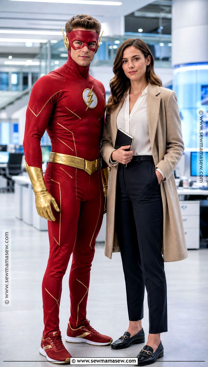 Flash And Iris West Couple Costume - 30 super hero couple costumes