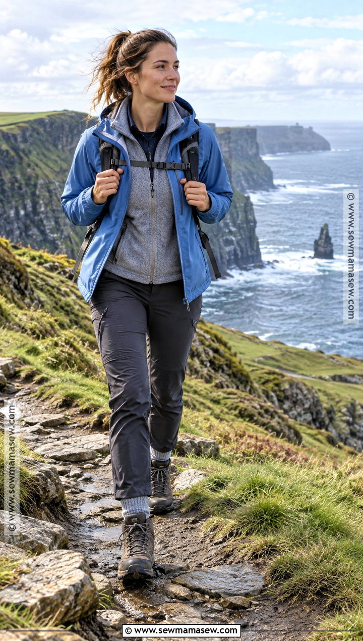 Fleece Jacket And Hiking Pants Ireland Outfit - 15 Ireland Travel Outfits October