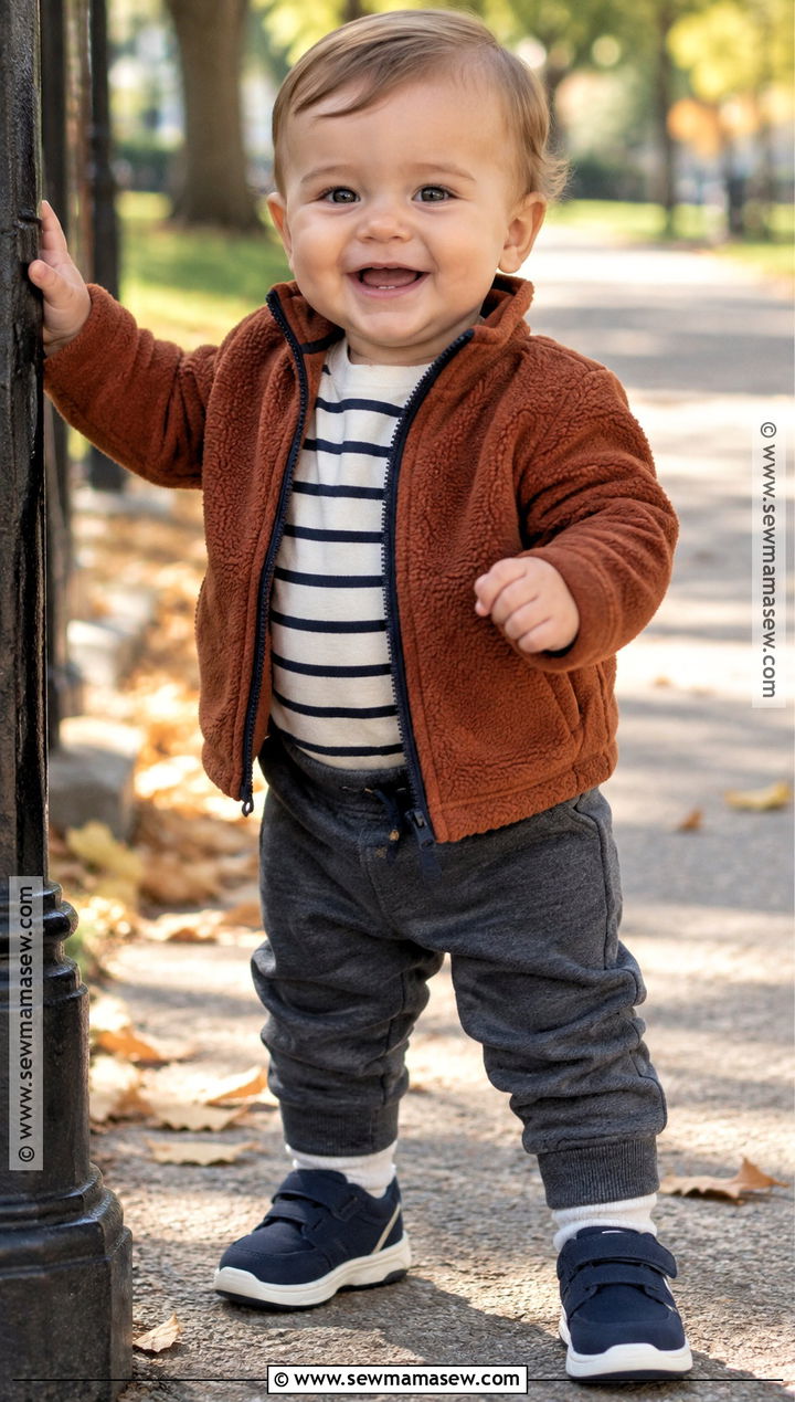 Fleece Jacket Baby Boy Fall Outfit - 20 fall outfits for baby boys