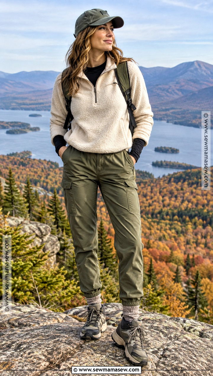 Fleece Jacket Fall Mountain Outfit - 15 fall mountain getaway outfits
