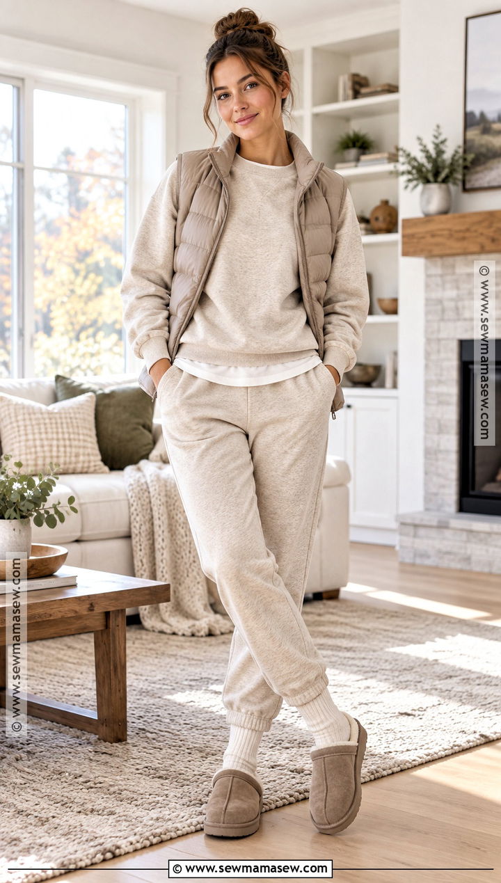 Fleece Jogger Autumn Pyjamas - 20 Autumn Pyjamas Ideas
