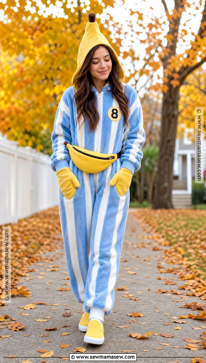 Fleece Onesie Bananas In Pajamas Costume - 30 bananas in pajamas costume