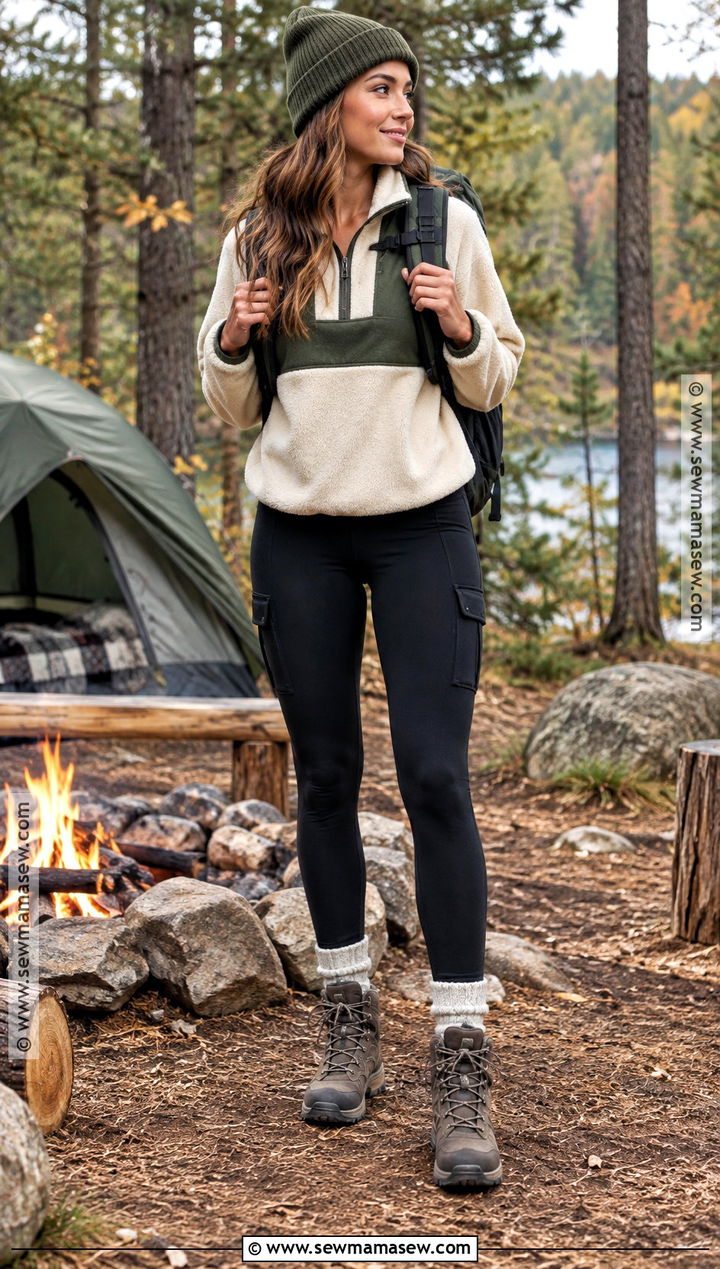 Fleece Pullover Campfire Outfit - 20 Campfire Outfit Fall Ideas