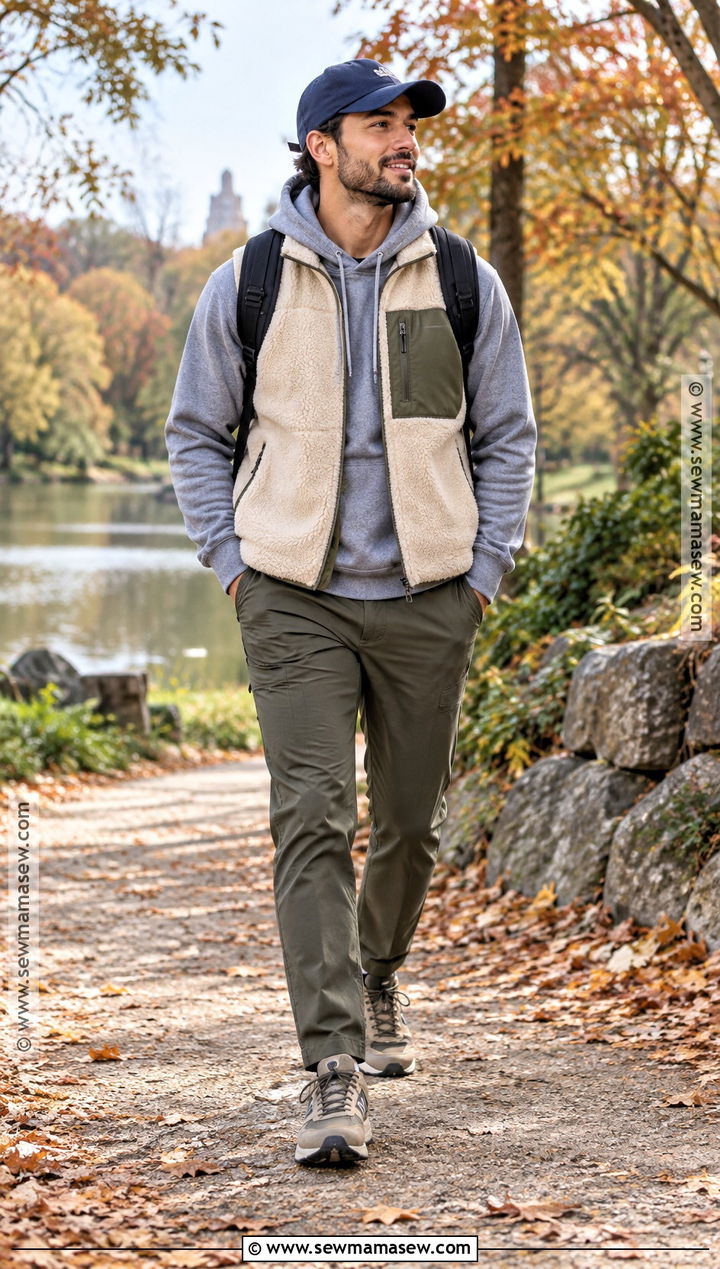 Fleece Vest Fall Outfit - 25 fall fashion ideas for men