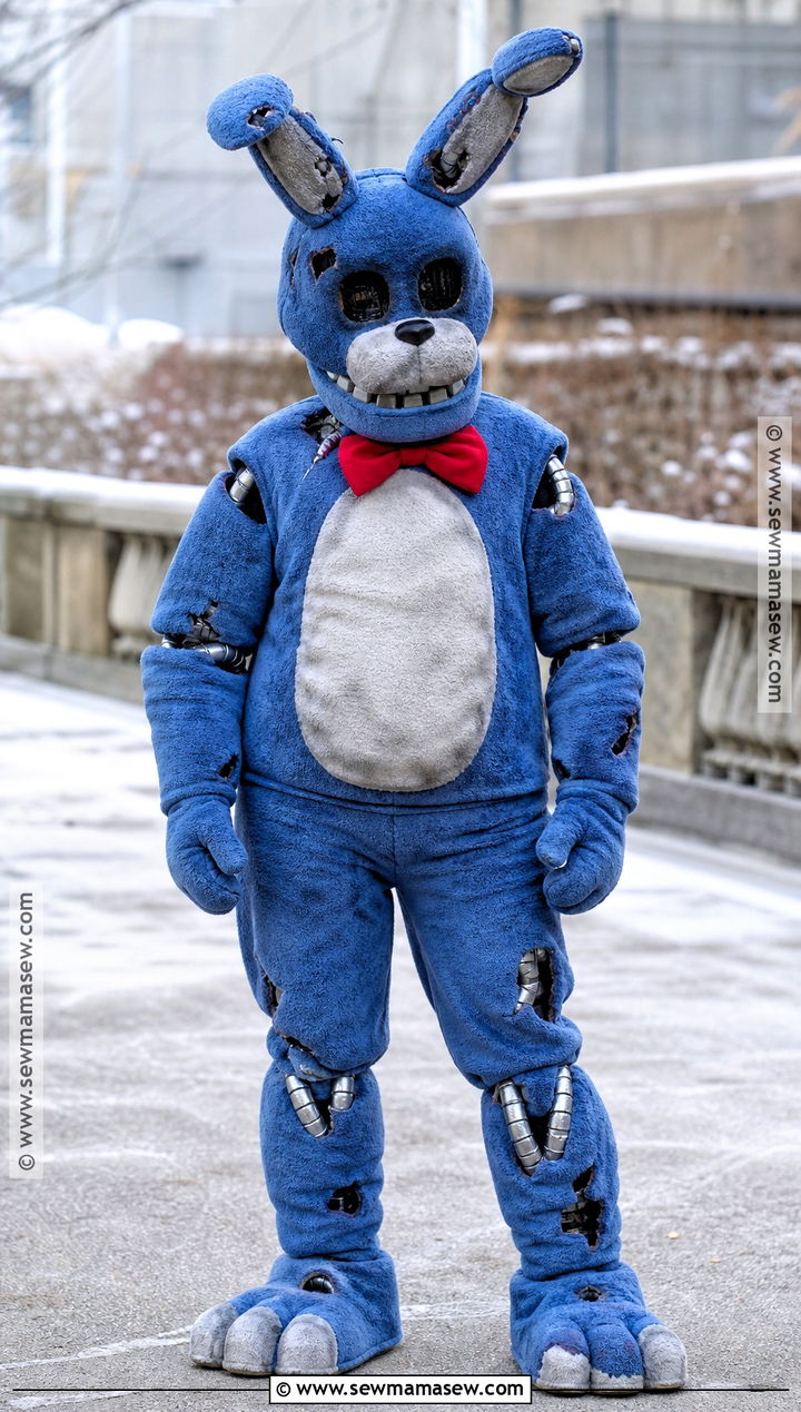 Fleece Withered Bonnie Cosplay - 30 Withered Bonnie Cosplay Ideas