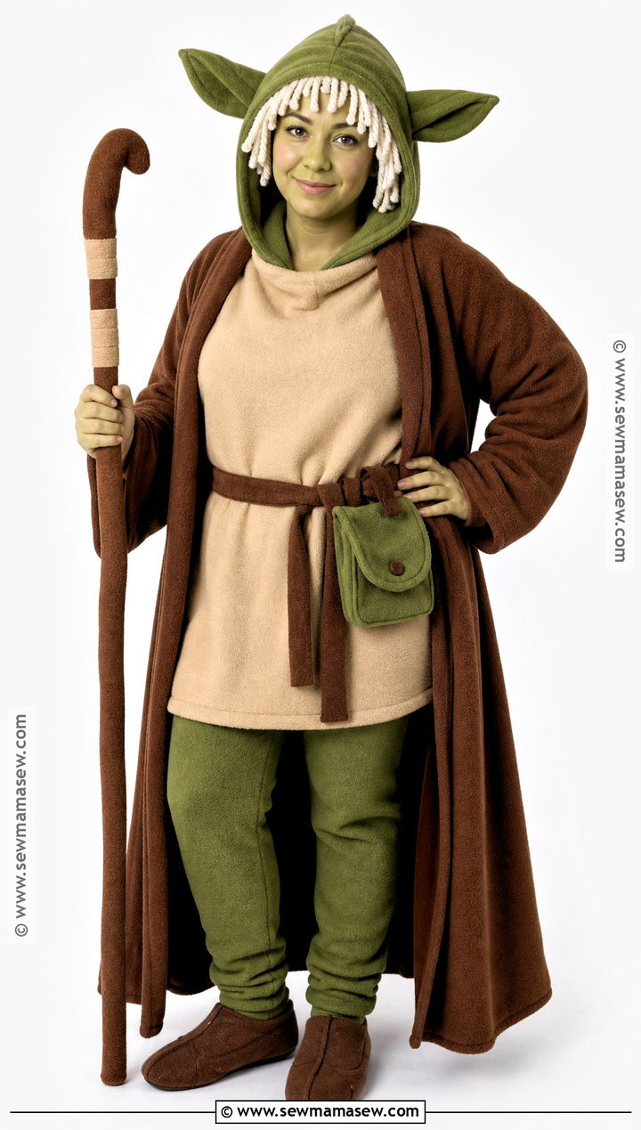 Fleece Yoda Costume - 35 yoda costume ideas