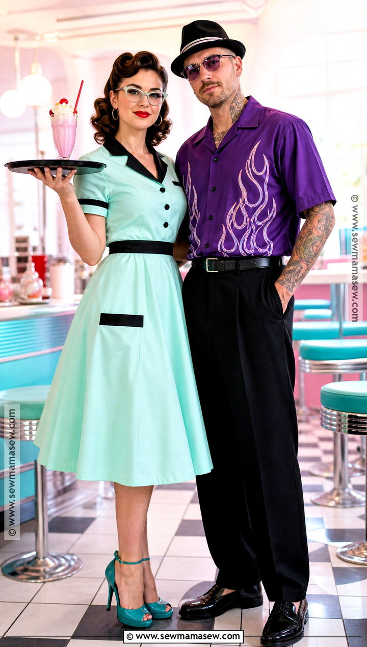 Flo And Ramone Couple Costume - 30 cars couple costume ideas