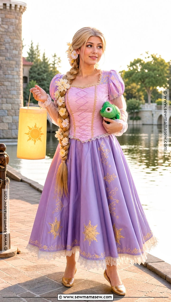 Floating Lantern Rapunzel Costume - 30 tangled rapunzel costume ideas