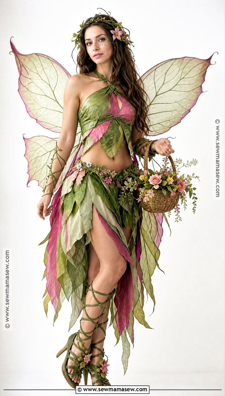 Flora Sophix Costume With Leaf Skirt - 35 flora winx club costume ideas