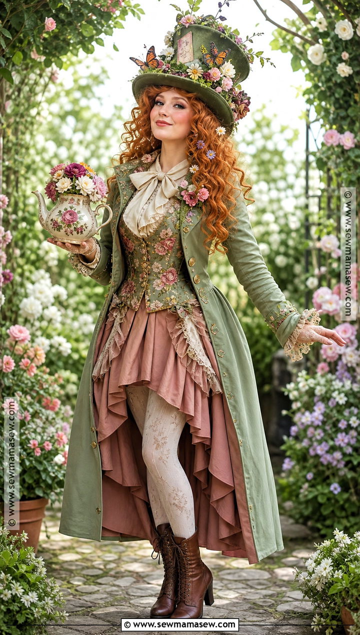 Floral Garden Mad Hatter Cosplay - 35 Mad Hatter Cosplay Ideas