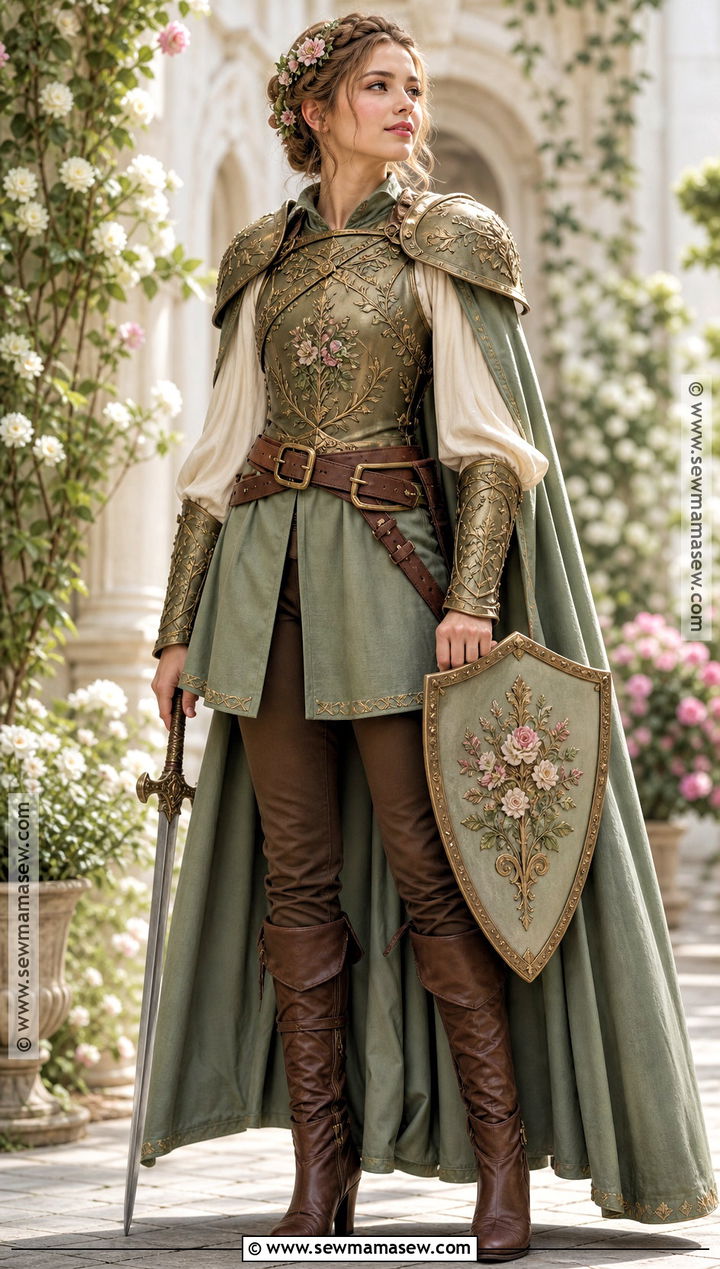 Floral Knight Costume - 35 Knight Costume Ideas for Women