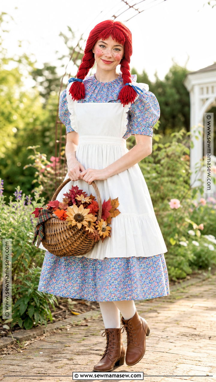 Floral Prairie Cabbage Patch Doll Costume - 35 Cabbage Patch Doll Costume Ideas