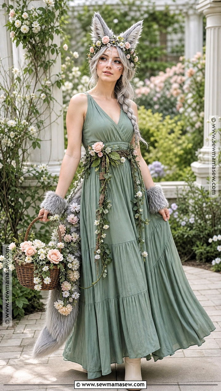 Floral Wolf Cosplay - 30 wolf cosplay ideas