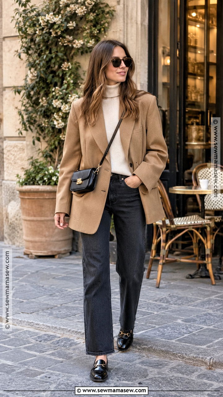 Florence Fall Blazer And Jeans Outfit - 20 Florence Outfits Fall