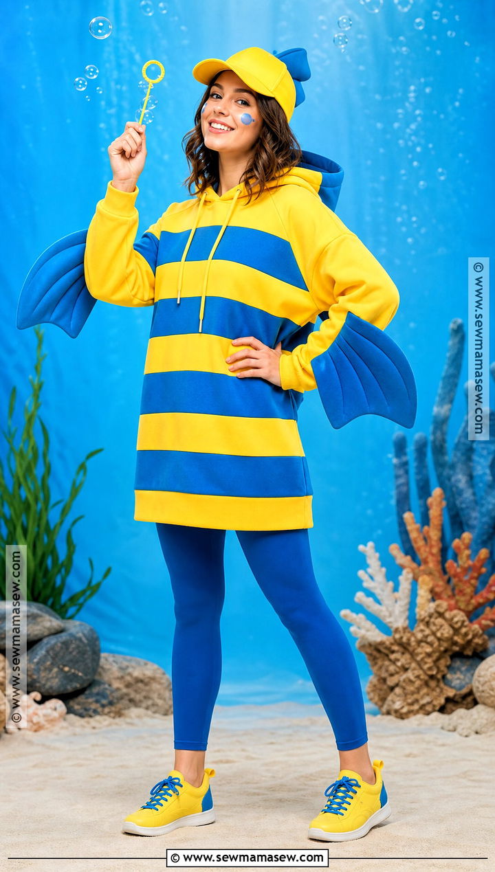 Flounder Fish Costume - 40 little mermaid costume ideas