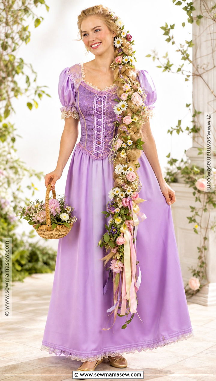 Flower Braid Rapunzel Costume - 35 rapunzel costume ideas