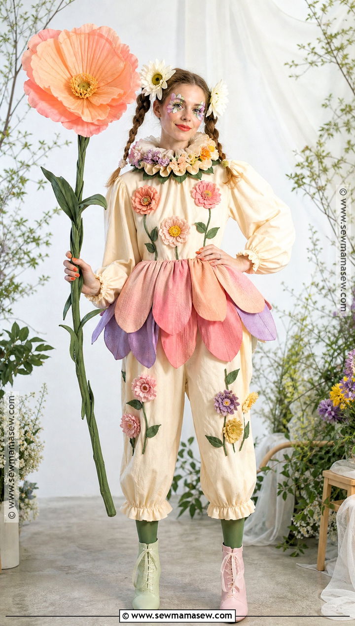 Flower Clown Costume - 35 clown costume inspo ideas