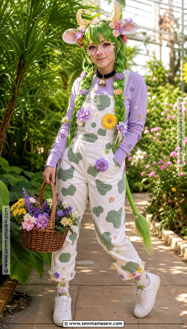 Flower Garden Cow Cosplay - 30 cow cosplay ideas