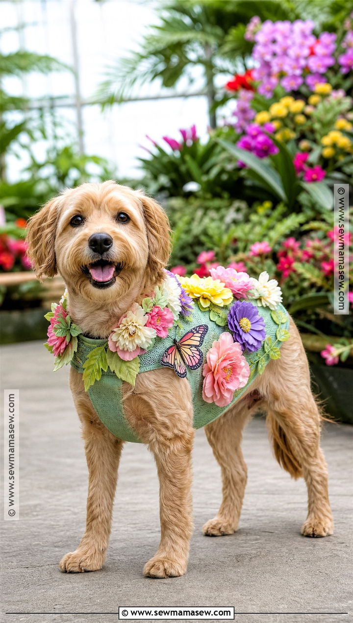 Flower Garden Dog Halloween Costume - 45 dog halloween costumes