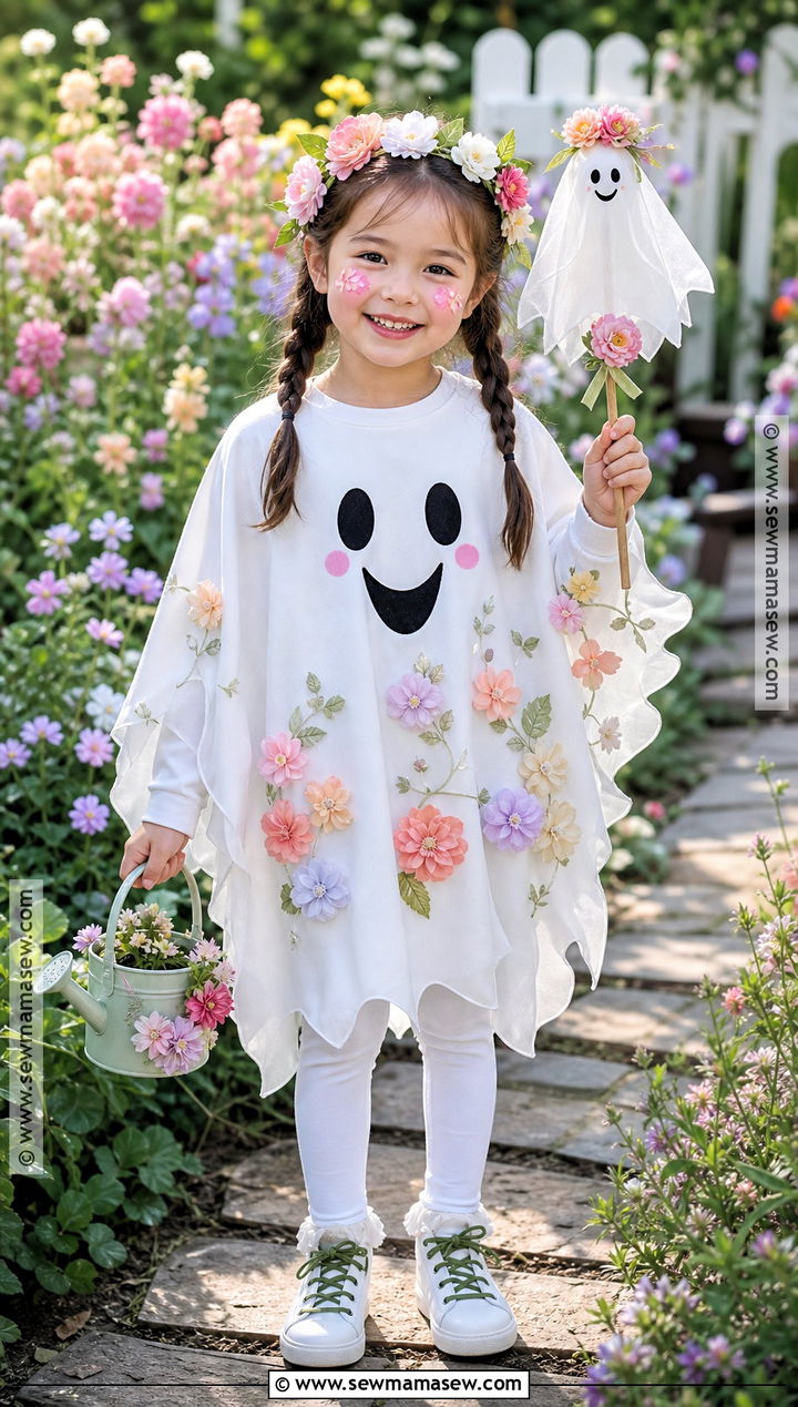 Flower Garden Ghost Costume - 35 ghost costume ideas for kids