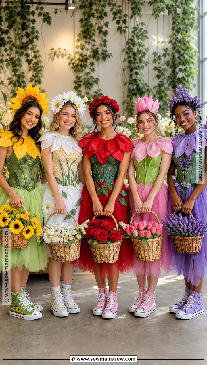 Flower Garden Group Costume - 45 cute costumes