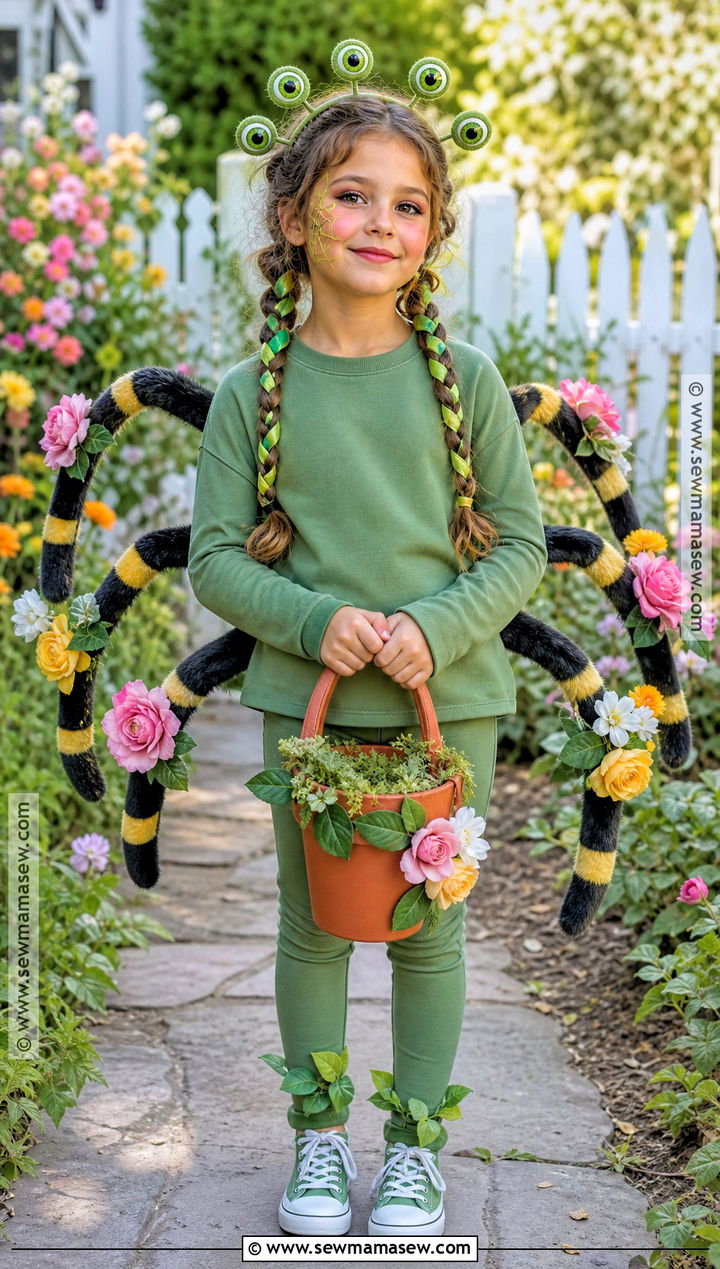 Flower Garden Spider Costume - 30 spider costume ideas for kids