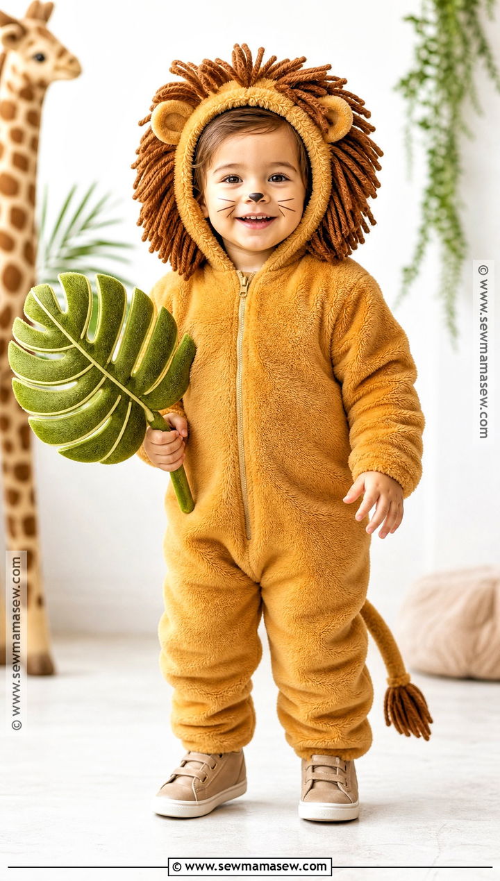 Fluffy Lion Toddler Costume - 35 toddler costumes